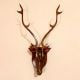 Handcrafted Wood Deer Head Wall Hanging